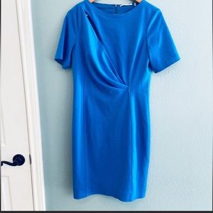 Tahari Bright Blue Dress 10